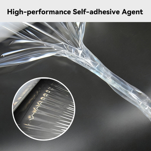 Sản xuất nhà máy giá trong suốt LLDPE Khay bộ phim kéo dài nhựa polyethylene phim nhựa LLDPE bao bì bộ phim kéo dài - Product Image 3