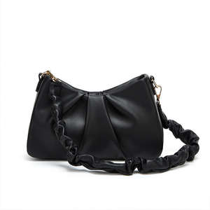 Sac à bandoulière rétro pour femmes, sac à bandoulière décontracté à la mode pour quatre saisons, sac à bandoulière portable en PU avec fermeture éclair, nouvelle série - Product Image 2