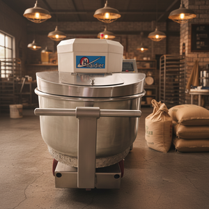 Mélangeur à spirale pour pâte avec bol amovible, capacité 200 kg de farine, <span class=keywords><strong>pétrin</strong></span> à pâte - Product Image 1
