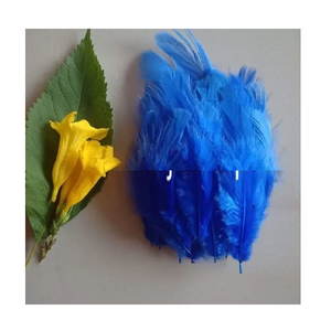 Cent petites plumes naturelles teintes, parfaites pour les expériences créatives, les décorations de mariage et les créations artisanales - Product Image 4