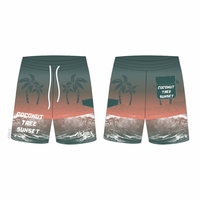 Akilex Short de bain de surf personnalisé de haute qualité pour homme Short Aloha à fleurs Short de plage Vêtements de plage