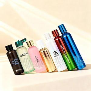 Emballage <span class=keywords><strong>vide</strong></span> de lotions de <span class=keywords><strong>shampooing</strong></span> 50ml 100ml 150ml 250ml 300ml bouteilles en plastique PET claires ambre bleu vert blanc avec bouchon de disque de presse - Product Image 4