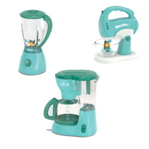 Machine à jus électrique Cafetière Blender Set Simulation Kitchen Role-play Pretend Play Toys with light Music for Girls Kids - Product Image 1