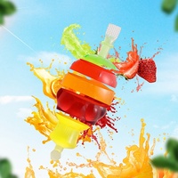 Gelées moelleuses et juteuses TikTok en promotion : Mini-gelées aux fruits en forme de fruits dans des pots ronds