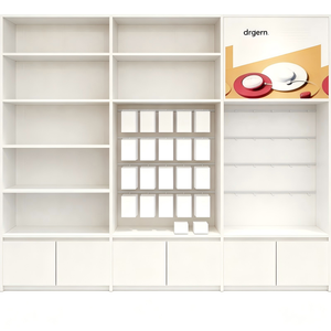 Mueble de Exhibición Modular Moderno de Madera para Pared, Estantería de Almacenamiento para Tiendas Minoristas a Gran <span class=keywords><strong>Escala</strong></span>, Unidad de Almacenamiento para <span class=keywords><strong>Farmacias</strong></span> y Boutiques Móviles - Product Image 1