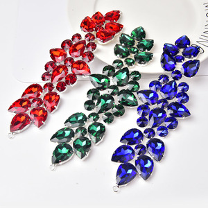 Applique de strass en cristal brillant effet diamant, patchs en cristal AB taille Marquise, base argentée, <span class=keywords><strong>à</strong></span> coudre sur l'épaule, pour ceinture de mariée - Product Image 6