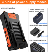 Extenseur HDMI sans fil 200m avec batterie, 1 émetteur vers 4 récepteurs pour YoloBox Pro, caméra, streaming en direct en extérieur, moniteur PS4