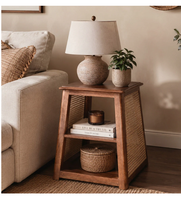 Table d'appoint élégante en bois de manguier pour la maison, le salon, la chambre, le bureau, la salle de séjour et les zones de réception – Table d'appoint moderne en bois