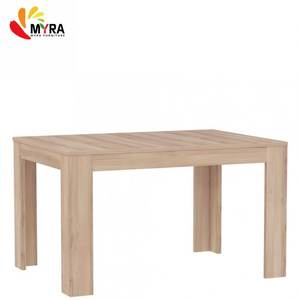 Table à manger extensible moderne en mélamine, table à manger rectangulaire pour restaurant, ensemble de table à manger - Product Image 3