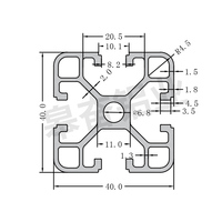 Perfil de Extrusión de Aluminio 6061/6063 con Ranura en T, Riel Extruido, Guía de Movimiento Lineal para Dispositivos y Equipos Médicos