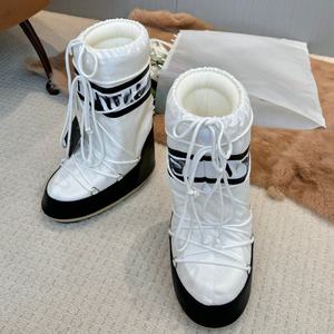 Bottes d'hiver pour hommes de qualité supérieure, détachables, style spatiale, nouvelle collection automne-hiver 2026, avec fourrure et couture en coton véritable - Product Image 1