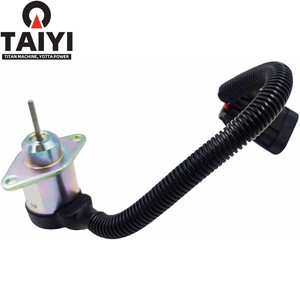 Untuk mesin Kubota V2607 untuk pemuat <span class=keywords><strong>Bobcat</strong></span> 12V 7000769 Machinery mesin konstruksi Solenoid pemutus bahan bakar untuk S160 S185 S205 - Product Image 1
