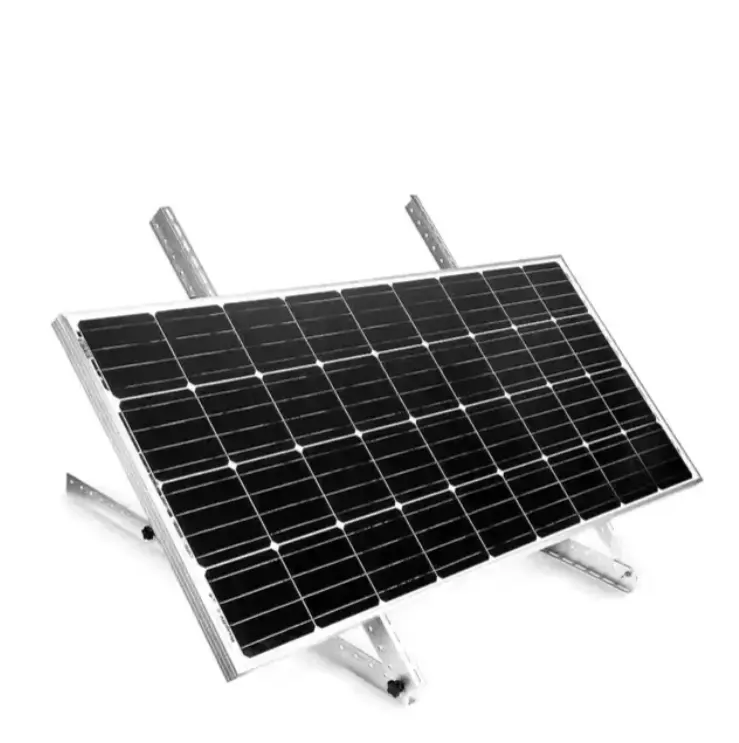 Sistema solar alumínio do perfil do picovolt do trilho da montagem do painel solar com a haste durável do apoio do painel solar
