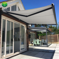 Auvent cassette motorisé en aluminium pliable, auvent rétractable pour voiture, terrasse, couverture de toit, tente de toit