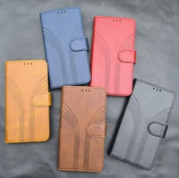 Étui de téléphone portable en cuir PU de luxe personnalisé OEM/ODM avec porte-cartes pour iPhone Xiaomi Samsung Google Vivo Infinix