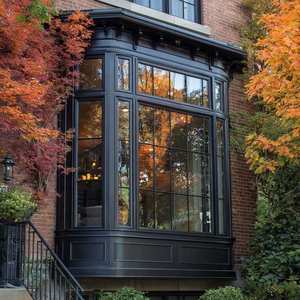 Fenêtre en <span class=keywords><strong>baie</strong></span> en aluminium à rupture de pont thermique, étanche et insonorisée, design moderne Sunnysky, vente en gros, personnalisable pour l'extérieur - Product Image 1