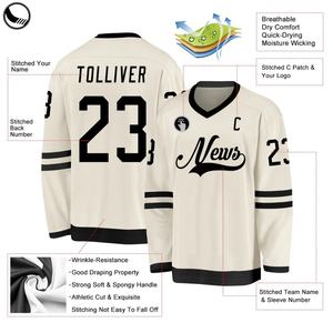 Maillot de hockey personnalisé de haute qualité en polyester BETHERIVAL, étiquettes privées personnalisées - Product Image 6