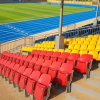 Chaises de stade modernes, réglables, écologiques et durables pour les écoles, les hôpitaux, les centres commerciaux et l'extérieur