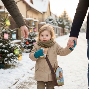 Gants d'hiver en coton pour enfants de 0 à 6 ans, longueur poignet |   Mitaines pour usage extérieur et décontracté - Product Image 4