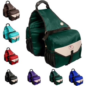 Échantillon gratuit : Sac de selle pour cheval Majestic Ally - Sac isotherme en nylon imperméable, rembourré et réfléchissant avec poches pour hommes - Product Image 6
