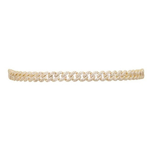 Trendz N62001 productos de venta caliente Bling helado cubano Cadena de enlace directo de la mariposa encanto gargantilla Collar para las mujeres - Product Image 6