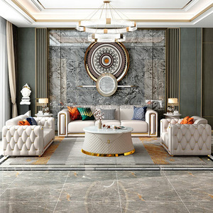 Loveseat-sofá individual <span class=keywords><strong>italiano</strong></span> de cuero con plumas para sala de tv, fundas para asientos individuales, color crema - Product Image 2