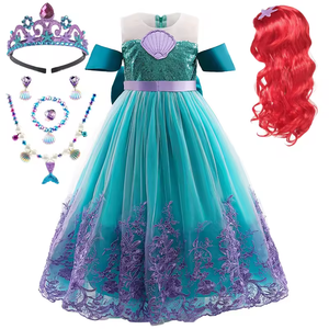 <span class=keywords><strong>Disfraces</strong></span> de Princesa de Fiesta Elegantes para Niñas 2024 Disfraz de <span class=keywords><strong>Sirenita</strong></span> para Carnaval de Pascua y Cosplay de Halloween para Niños - Product Image 2