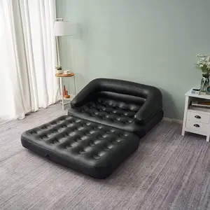 Cama de sofá dobrável, colchão inflável de luxo