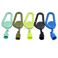 Noir seulement rond Silicone briquet protecteur boucle rétractable briquet couverture laisse pour accessoires de magasin de fumée