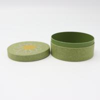 Tube en carton biodégradable à bords plats avec impression de logo personnalisée pour gâteau au fromage basque et biscuits