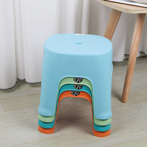 Taburete Bajo de Plástico Yongshun 27x26x24cm, Plegable, Antideslizante, Engrosado, Apilable, para Niños, Baño, Hogar, Jardín de Infancia - Product Image 4