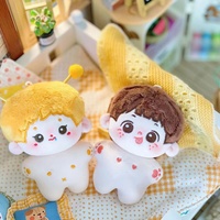 Muñeco de Peluche Personalizado de 20cm de Ídolo K-pop, Figura de Juguete Suave de Algodón, Venta al por Mayor, Fabricante OEM, Mascota para Colección de Fans