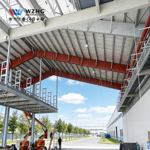 Factory Prefab Steel Plant Durable Business Distribution Hub High Strength Iron Frame Fast Installation Process - Product Image 1