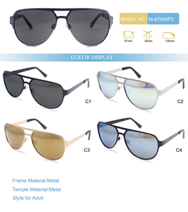 Lunettes de soleil de haute qualité, élégantes et tendance, en métal, polarisées, pour hommes - Product Image 2