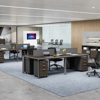 Fabricant de mobilier de bureau de haute qualité, tables de poste de travail modernes avec séparateur