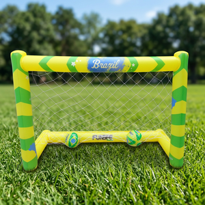 Ensemble de buts de football gonflables en PVC de qualité supérieure, personnalisables, et buts de basketball gonflables certifiés ASTM pour les sports de plein air ou aquatiques - Product Image 6