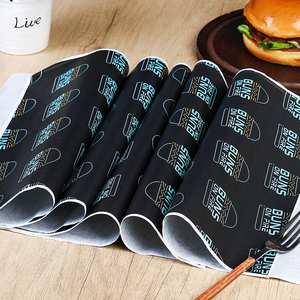 Papel para Envolver Sándwiches, Papel Antigrasa Recubierto para Pizza, Aperitivos, Hamburguesas, Papel para Hornear de Grado Alimenticio - Product Image 3