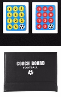 Pizarra Táctica Magnética de Fútbol YOTO STB-01 OEM, Accesorios de Primera Calidad, PVC Negro para Estrategia de Entrenamiento