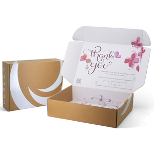 Bespoke — boîte postale en papier Kraft marron, personnalisé, livraison directe par dhl, ondulé, avec Logo, 50 pièces - Product Image 5