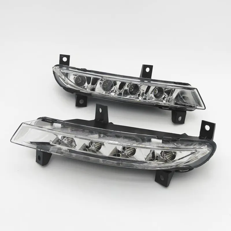 Set LED gündüz farları meclisi Fit Skoda Octavia için A5 A6 RS 2009 2010 2011 2012 2013 oto ön parçaları