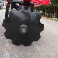 Herse à disques moyenne 1BJX, montée sur tracteur, à disques opposés