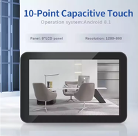 Nueva Tablet PC Android de 8 Pulgadas con Pantalla Táctil IPS, Alimentación POE, RK3566 Quad Octa Core, Wi-Fi, POE, NFC, RJ45 Ethernet, para Uso Comercial y de Oficina, ROHS