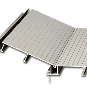 アルミ板インターロック中国工場カスタマイズ銀陽極酸化押し出し板