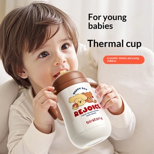 <span class=keywords><strong>Biberon</strong></span> isotherme pour nourrissons, tasse à paille pour enfants, en PC, motif dessin animé, portable, anti-étouffement, pour bébés de petite taille, pour l'extérieur - Product Image 1