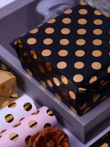 Wholesale 80g <b>Birthday</b> Kraft <b>Paper</b> 43*300cm Luxury Custom Gift Packaging <b>Wrapping</b> <b>Paper</b> <b>Roll</b> - Product Image 5
