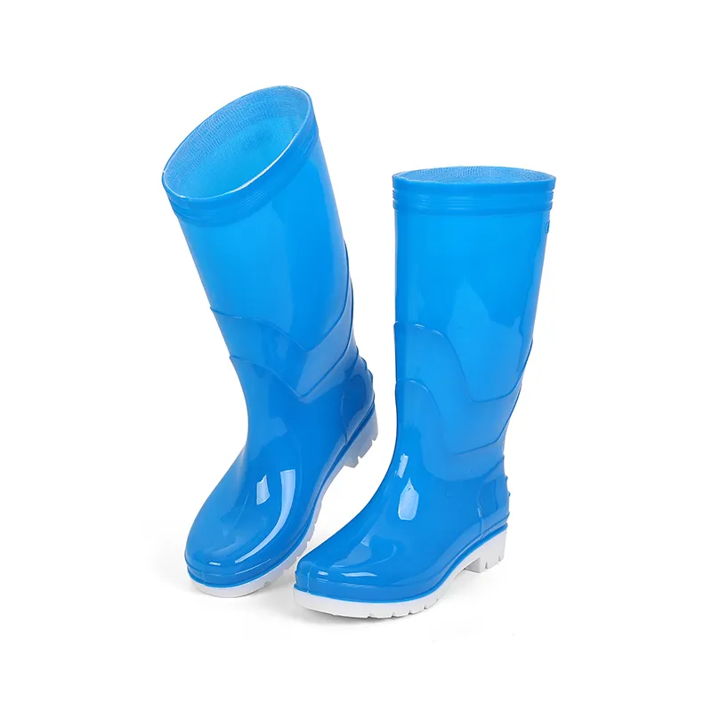 أحذية من المطاط ل موسم المطر رجالي صناعة سلامة الرجال واضح أحذية برقبة عالية مقاومة للمطر من البلاستيك/ بوت مقاوم للمطر من البلاستيك