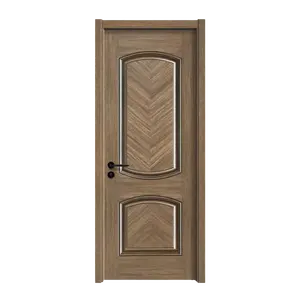 Zhejiang Ply oak teak cherry solid wood door interior front entry bedroom bathroom Painting doors for House