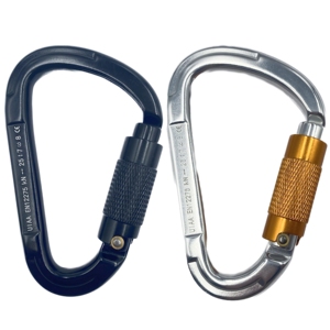 JRSGS Asymmetric HMS Twist Custom Aluminum Carabiner 35kN Climbing Carabiner Snap Hook S7103TN