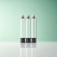 Contenant en verre borosilicate neutre 3ml 5ml pour emballage de liquides, logo imprimé, personnalisation de la couleur, livraison immédiate