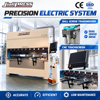 Presse plieuse CNC électrique compacte de haute précision 130T 2000mm sans huile à double servo pour armoires, panneaux et fabrication métallique